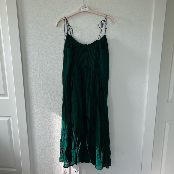 Reformation Emersyn Dress in Emerald Green, New without Tags - Picture 5 of 9